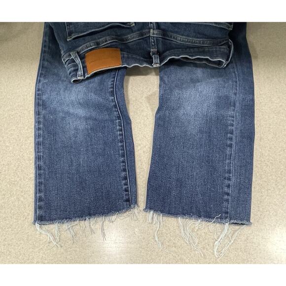 Lucky Brand Jeans Zoe High Rise Straight Leg Raw Hem Women's Size 8/29R - Picture 16 of 16